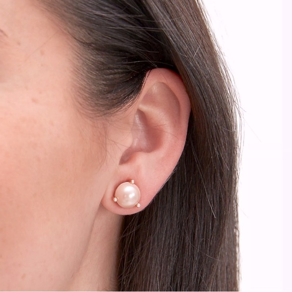 Kate Spade Blush Pearl Stud Earrings - Picture 5 of 5